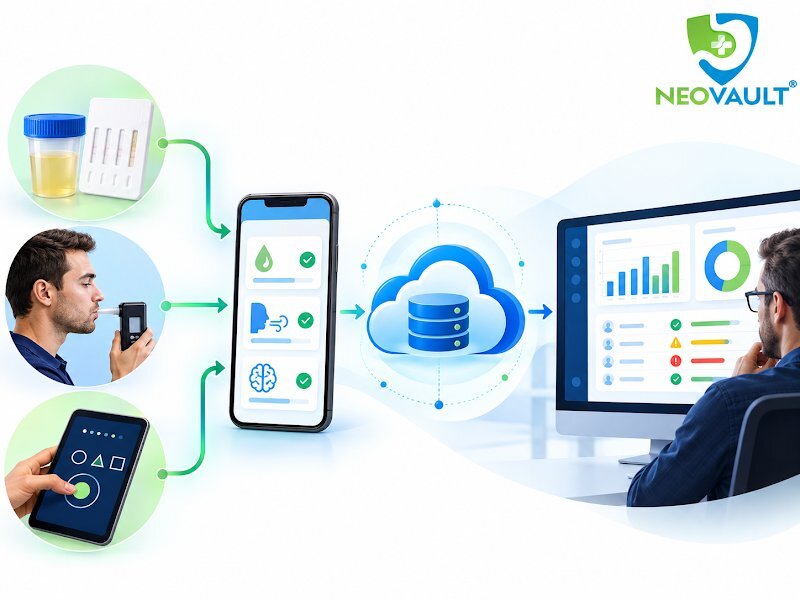 Drug and alcohol testing platform workflow and reporting