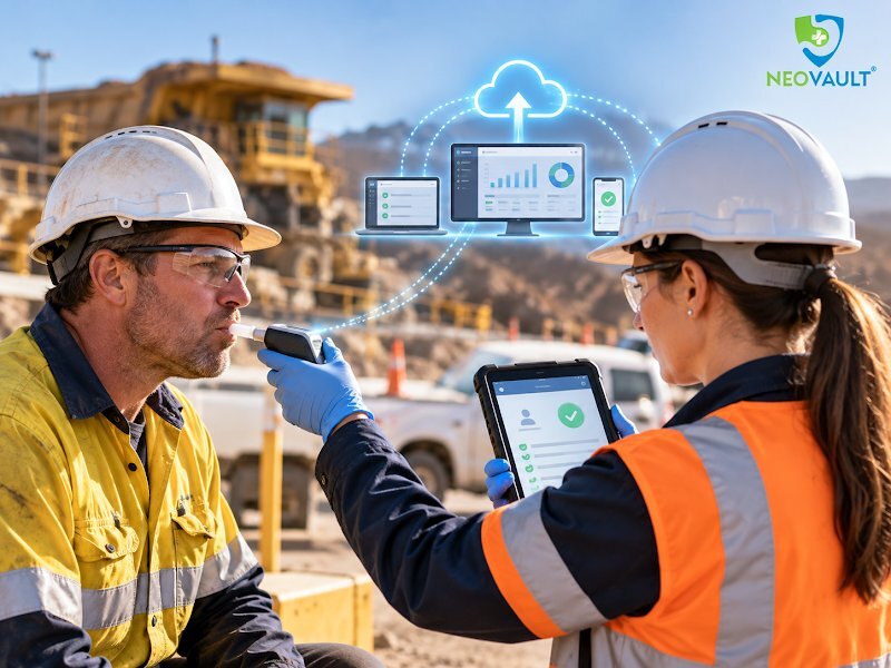 Onsite drug and alcohol testing at an Australian worksite