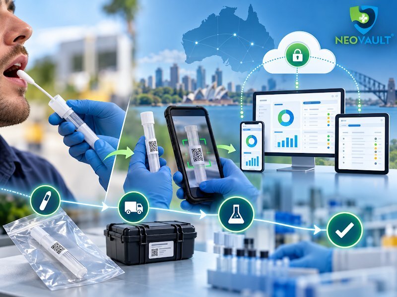 Digital chain of custody for workplace saliva drug testing