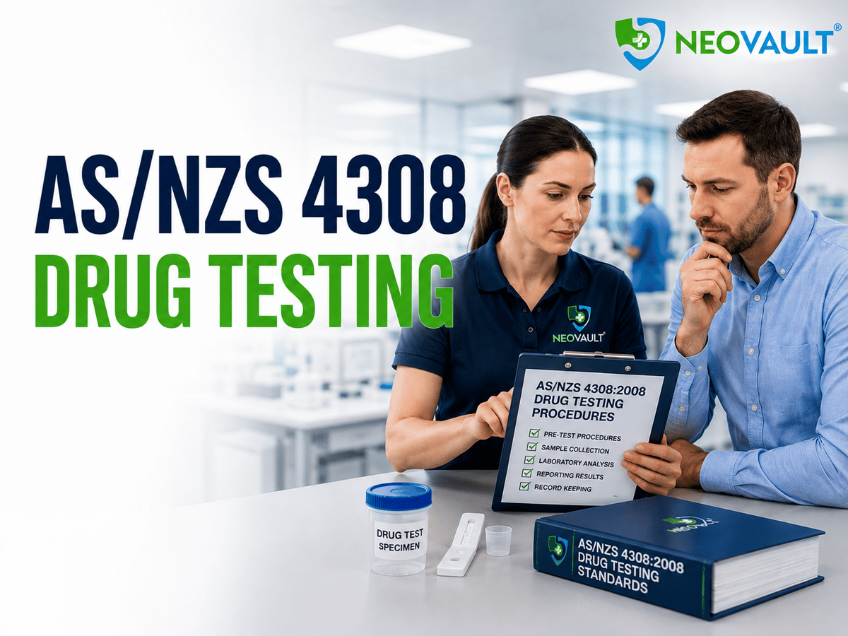 AS/NZS 4308 drug testing compliance workflow for Australian workplaces