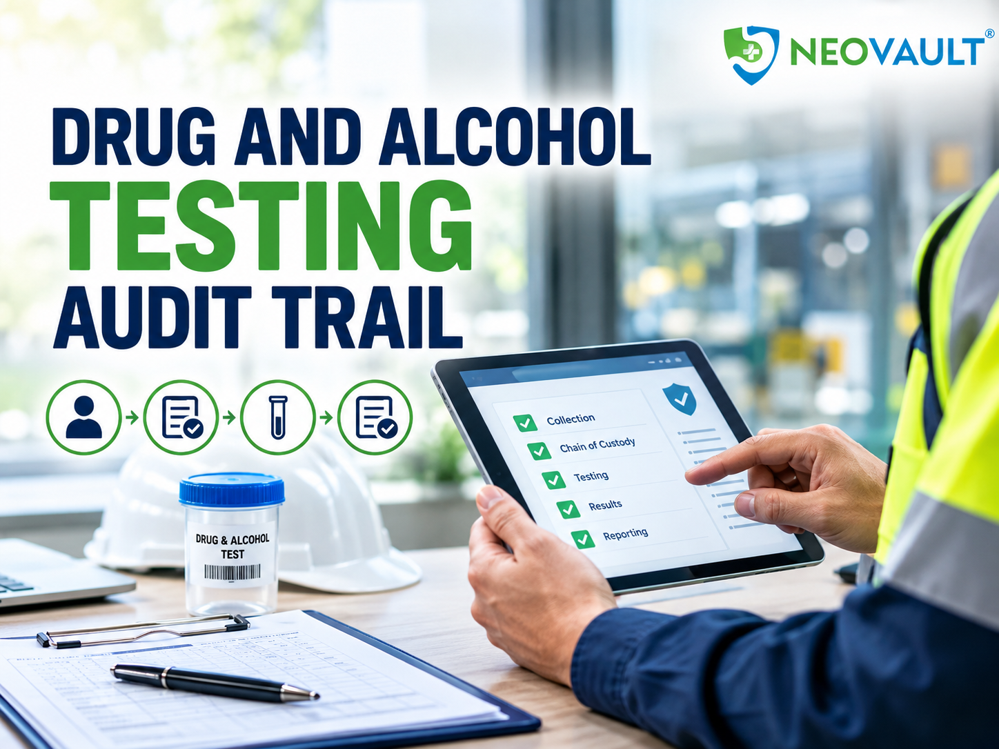 Digital drug and alcohol testing audit trail