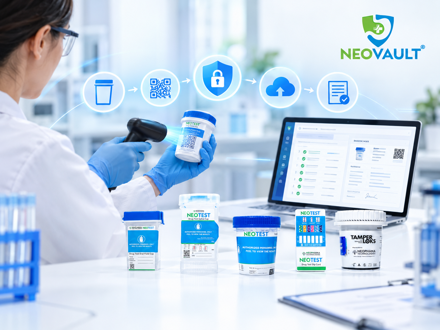 NEOVAULT digital dashboard for safety managers